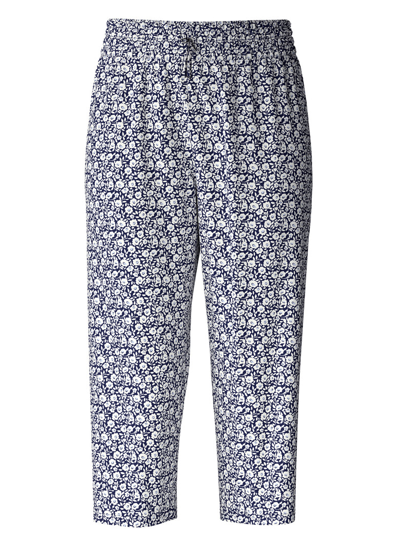 Women Calida Favourites Joy Ii 3/4 Pants Sleepwear Peacoat Blue | 283495-AMB