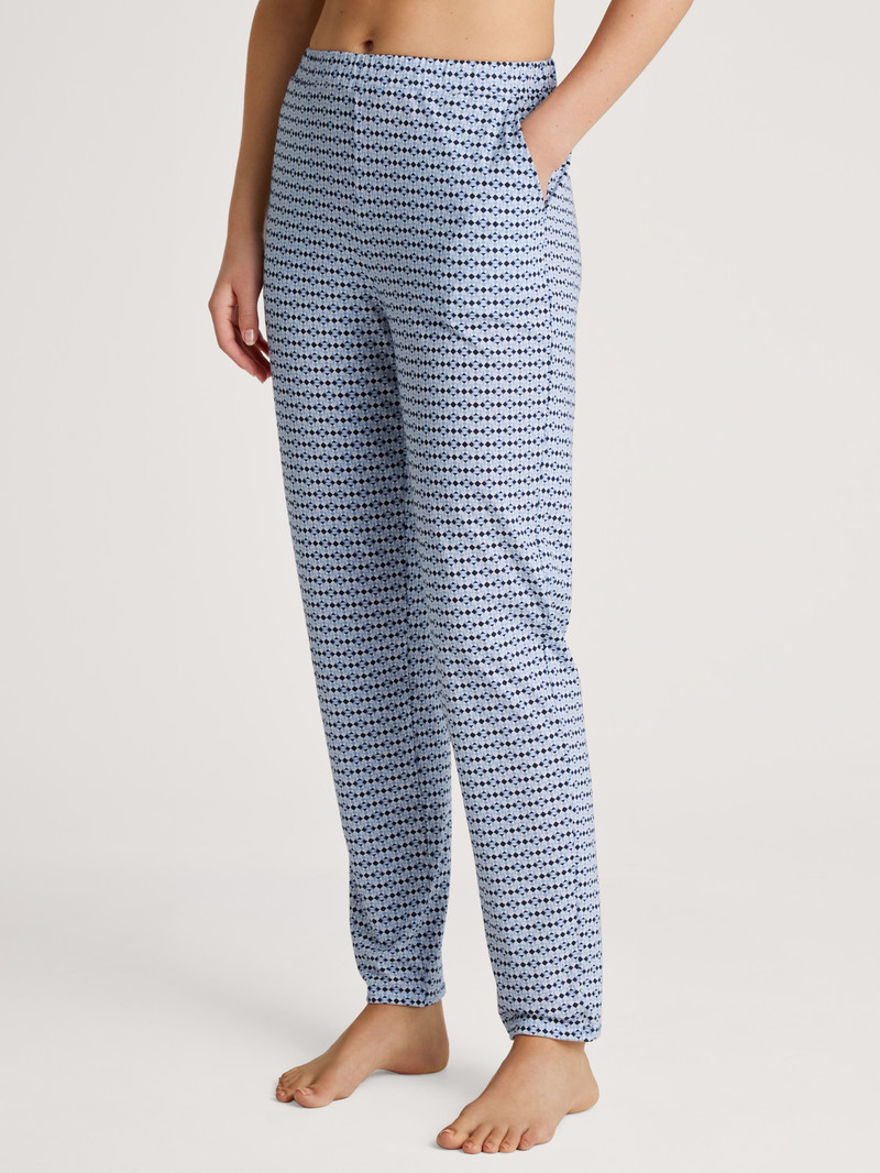 Women Calida Favourites Joy Pants Sleepwear Endless Sky | 593278-EXN