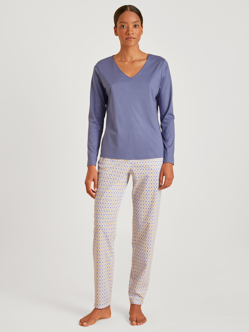 Women Calida Favourites Lavender Pants Sleepwear Lanquid Lavender | 290137-WXF