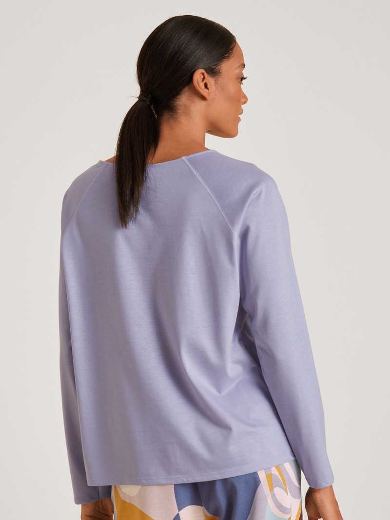 Women Calida Favourites Lavender Shirt Long-sleeve Sleepwear Lanquid Lavender | 836724-FRO