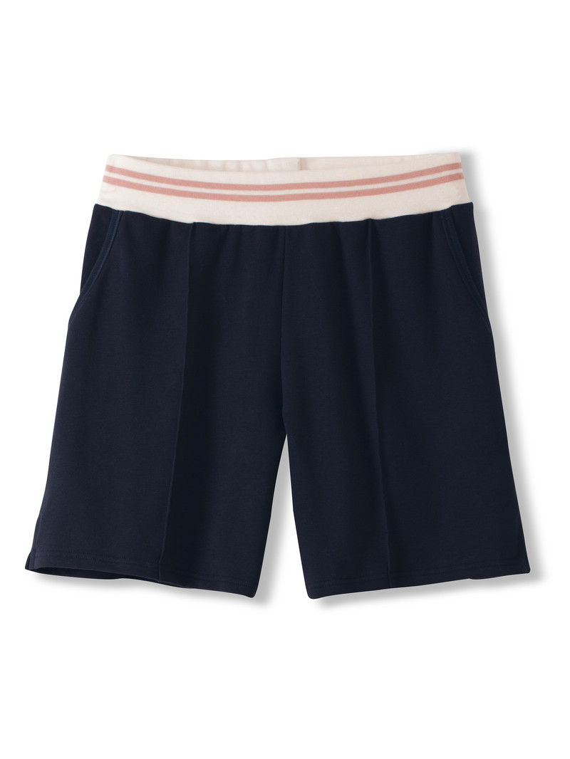 Women Calida Favourites Lounge Shorts Yoga Dark Lapis Blue | 179685-NHK