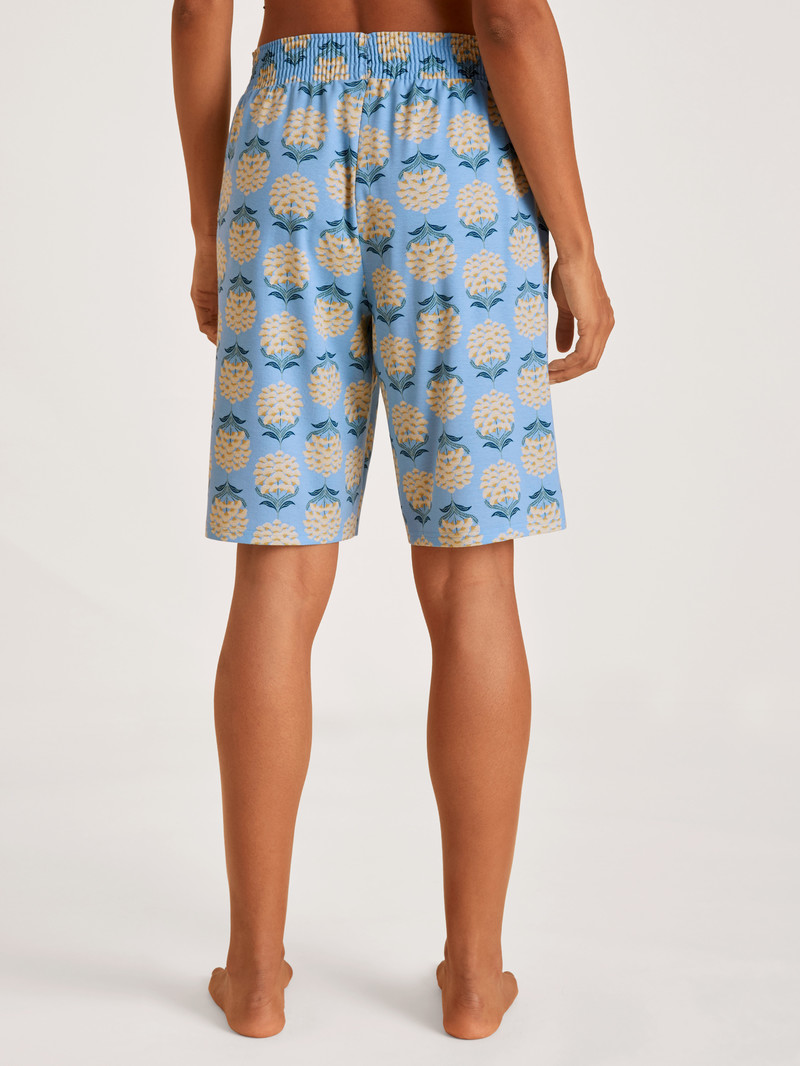 Women Calida Favourites Paisley Shorts Sleepwear Placid Blue | 792364-FOB