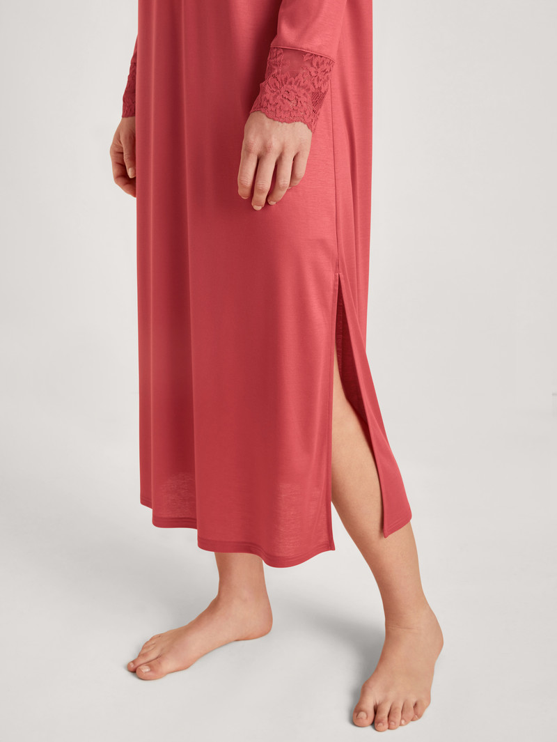 Women Calida Glamorous Nights Nightdress Sleepwear Pomegranate Red | 052974-BZM