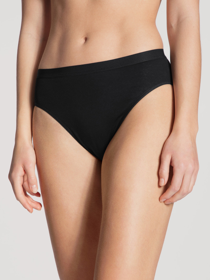 Women Calida Light Mini Brief Underwear Schwarz | 821793-RXF