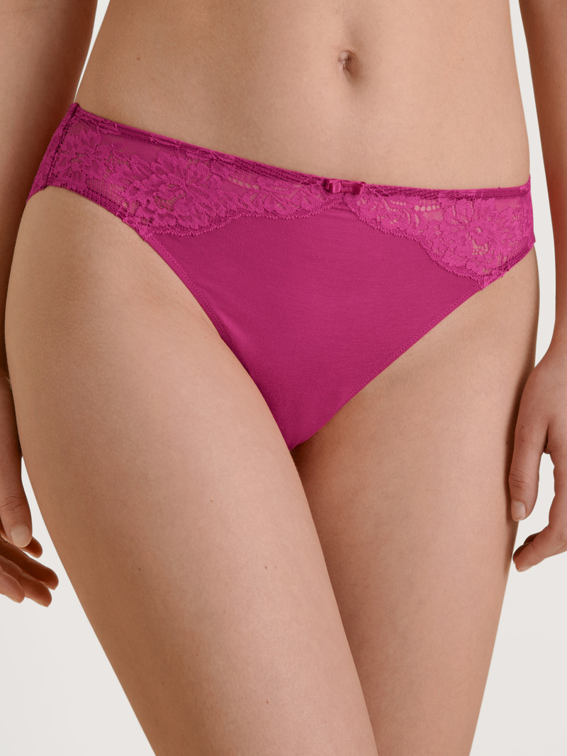 Women Calida Modal Sense Brief Underwear Orchid Flower | 261438-QSV