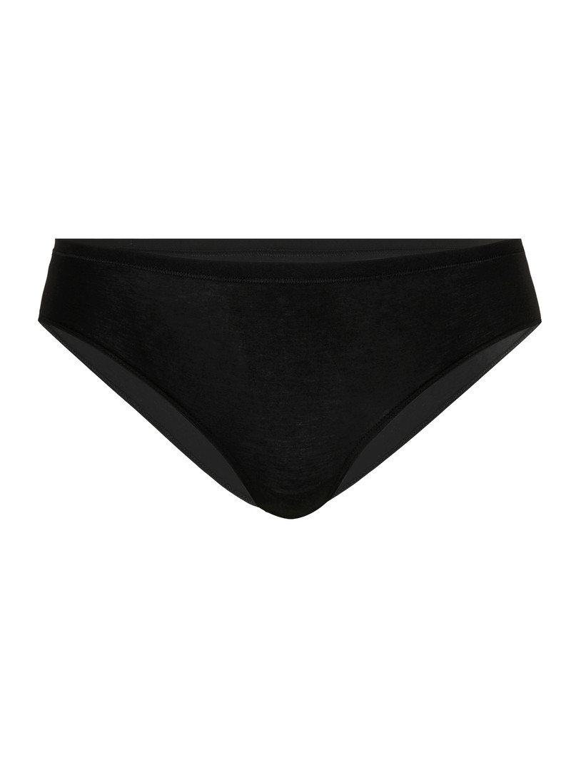 Women Calida Natural Comfort Brief Underwear Schwarz | 472381-GAL