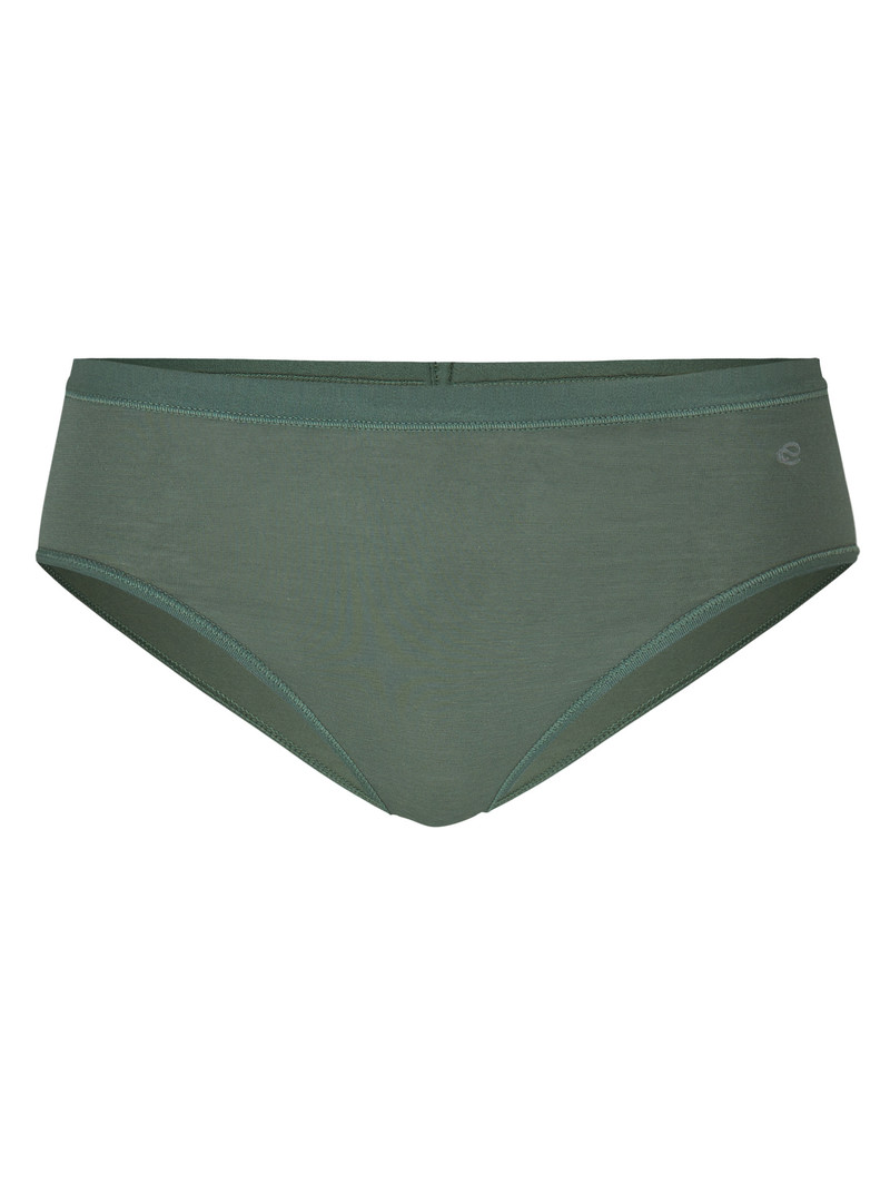 Women Calida Natural Comfort Brief Underwear Laurel Green | 645203-RKJ