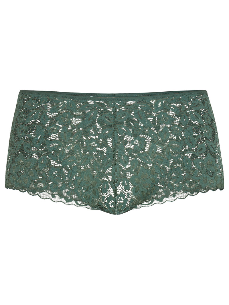 Women Calida Natural Comfort Lace Shorty Regular Cut Underwear Laurel Green | 435801-ACF