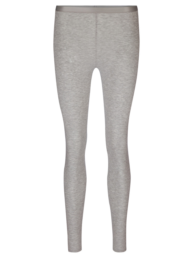 Women Calida Natural Comfort Leggings Loungewear Grey Melange | 437098-PFK