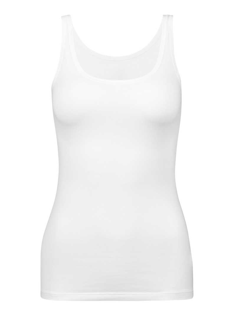 Women Calida Natural Comfort Tank Top Underwear Weiss | 807452-OAU