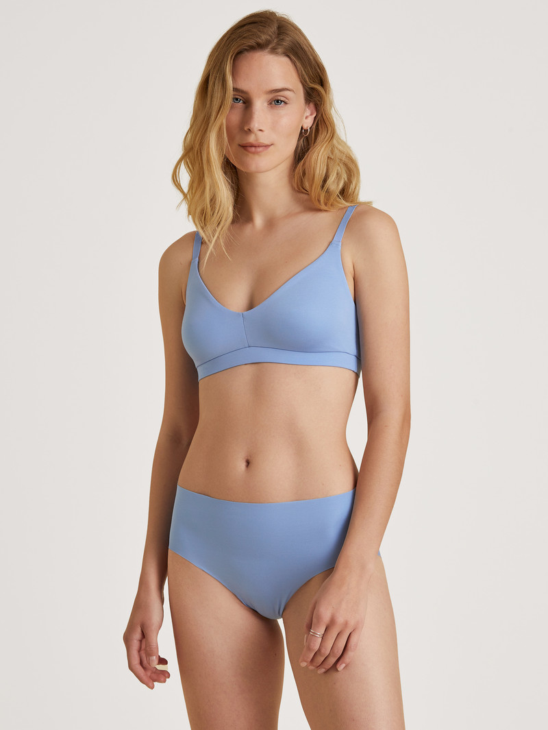 Women Calida Natural Skin Brief, Cradle To Cradle Certified® Yoga Hydrangea Blue | 891042-ZLY