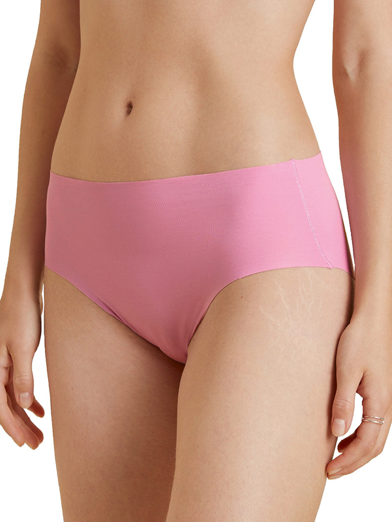 Women Calida Natural Skin Brief, Cradle To Cradle Certified® Yoga Bubble Gum Pink | 324109-UFA