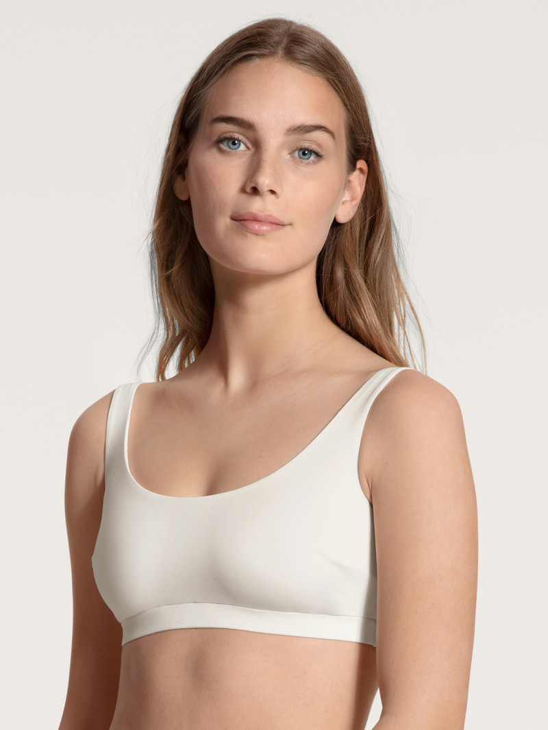 Women Calida Natural Skin Bustier, Cradle To Cradle Certified® Yoga Star White | 154807-SRY