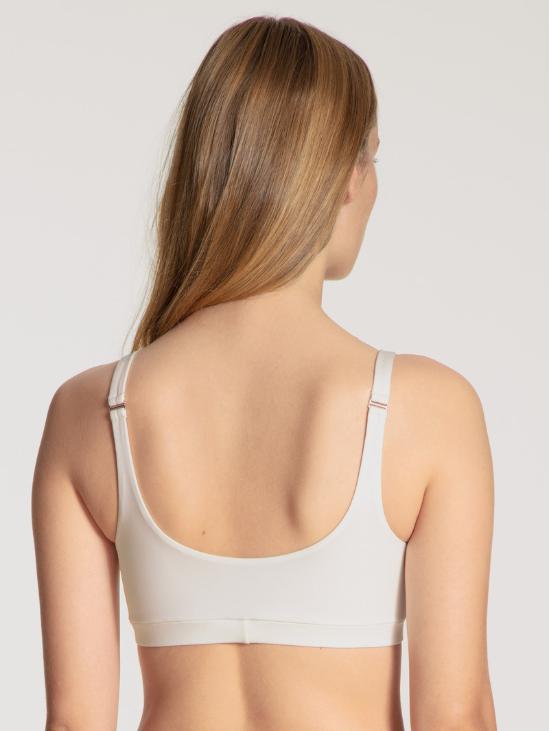 Women Calida Natural Skin Bustier, Cradle To Cradle Certified® Yoga Star White | 154807-SRY