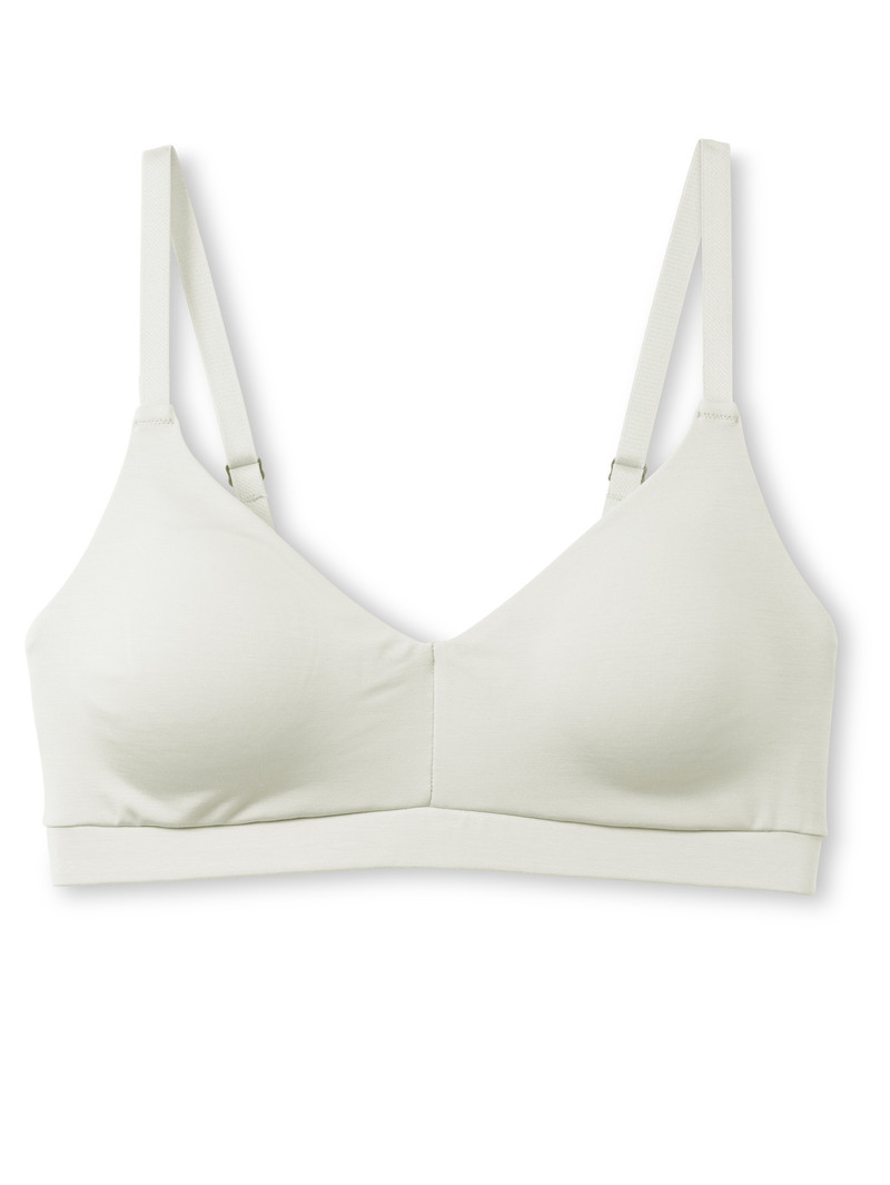 Women Calida Natural Skin Bustier, Cradle To Cradle Certified® Yoga Star White | 162547-WQC