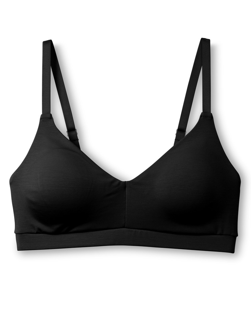 Women Calida Natural Skin Bustier, Cradle To Cradle Certified® Yoga Black C2c | 089672-NOM