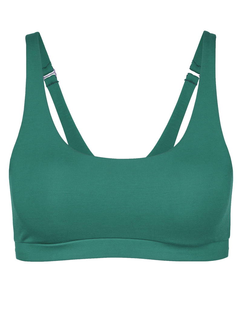 Women Calida Natural Skin Bustier, Cradle To Cradle Certified® Yoga Galapagos Green | 695048-BSH