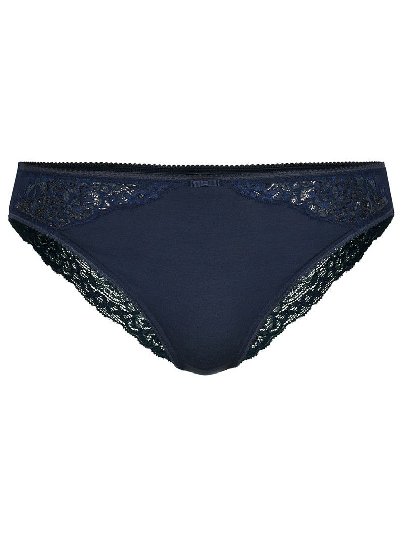 Women Calida Sensual Secrets Brief Underwear Peacoat Blue | 350247-QRV