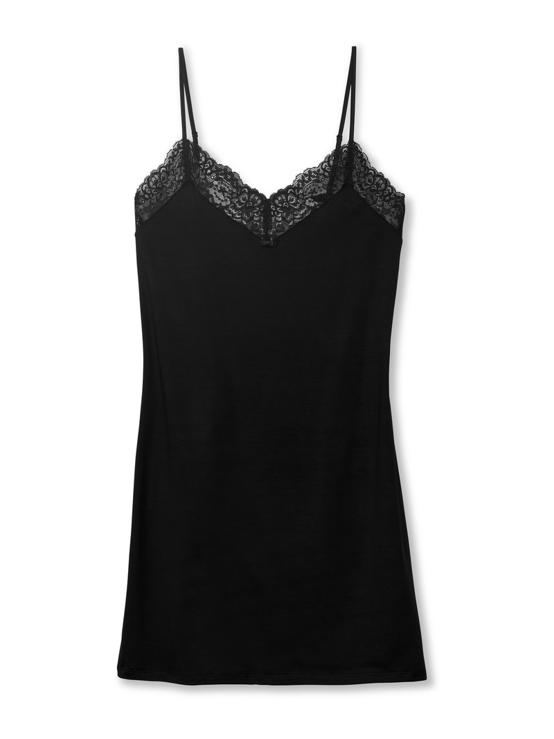 Women Calida Sensual Secrets Nightdress Sleepwear Schwarz | 168254-TND