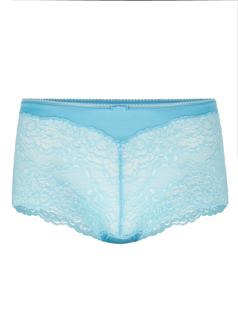 Women Calida Sensual Secrets Shorty Regular Cut Underwear Blue Topaz | 781605-ERV