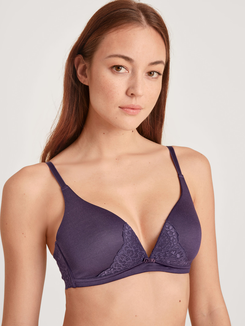 Women Calida Sensual Secrets Soft Bra Underwear Nightshade | 934052-ZTR