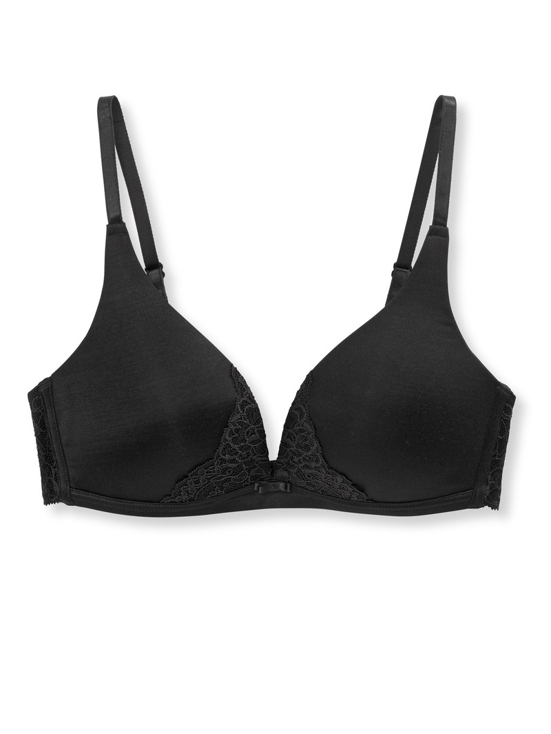 Women Calida Sensual Secrets Soft Bra Underwear Schwarz | 478256-BIH