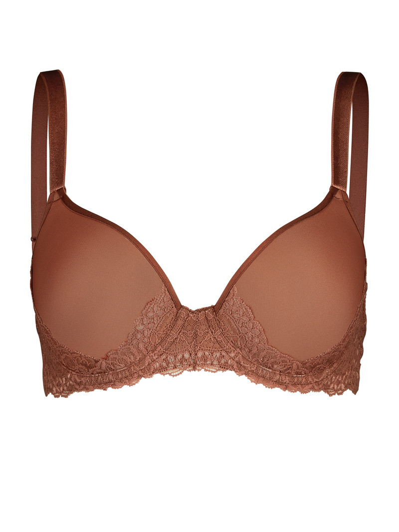 Women Calida Sensual Secrets Spacer Bra Underwear Ginger Bisquit | 792351-URP