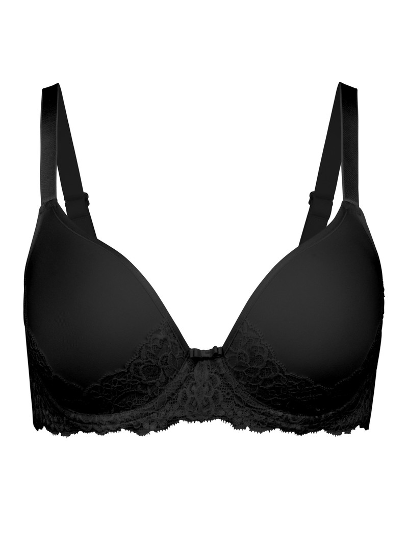 Women Calida Sensual Secrets Spacer Bra Underwear Schwarz | 248910-OWJ