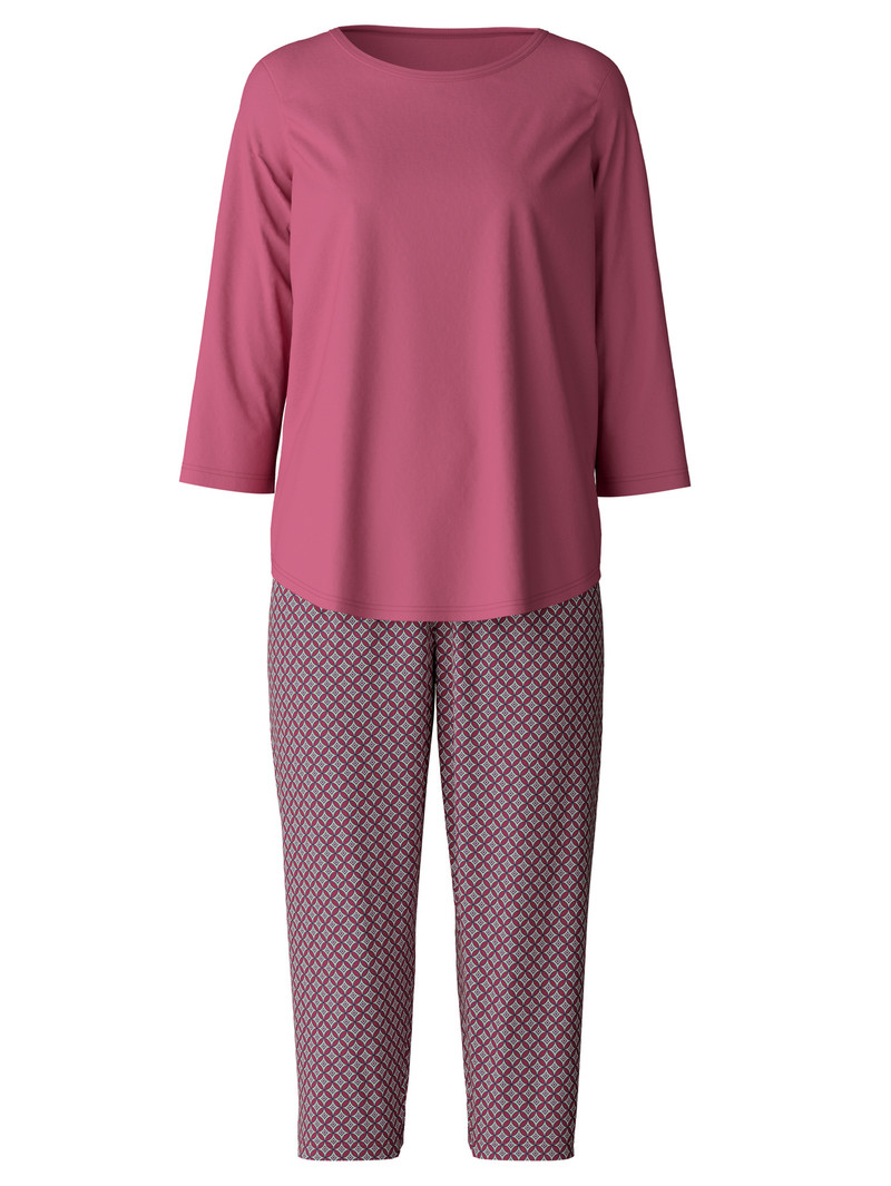 Women Calida Special 3/4 Pyjama Sleepwear Red Violet | 625173-VIQ