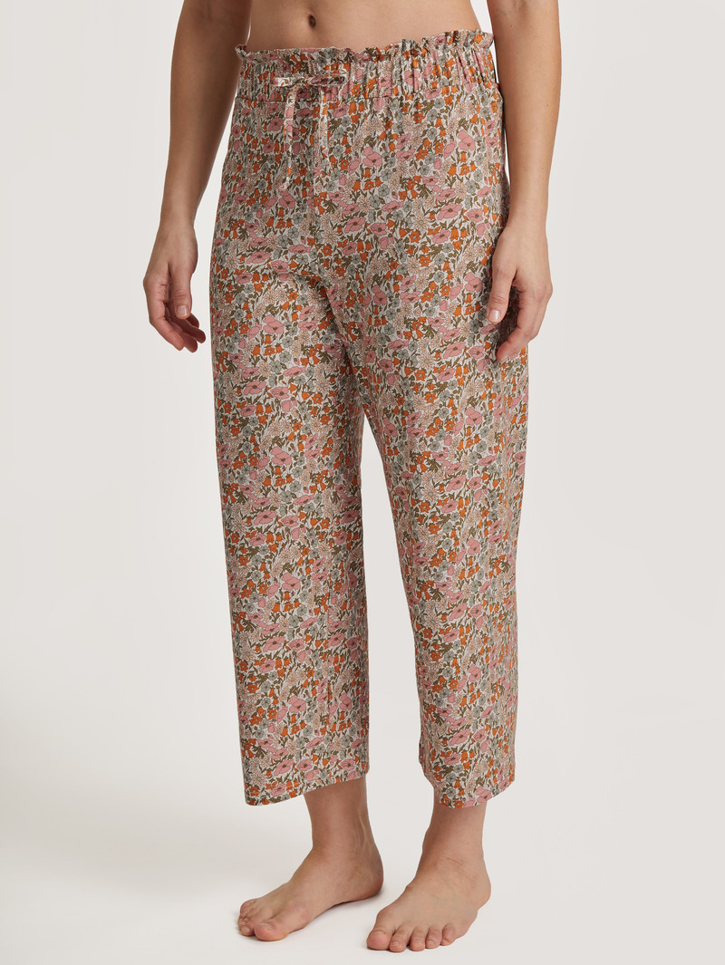 Women Calida Special 7/8 Pants Sleepwear Smoked Paprika | 578964-JVO