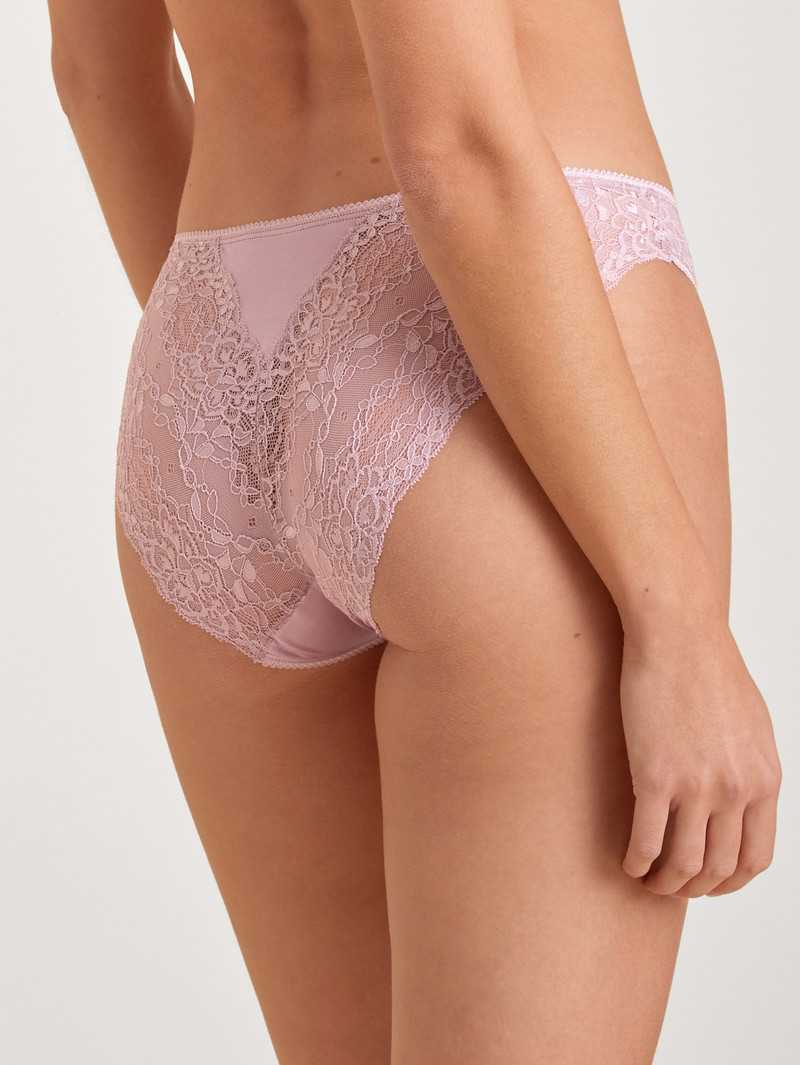 Women Calida Special Brief Underwear Mauve Shadow | 704958-NFQ