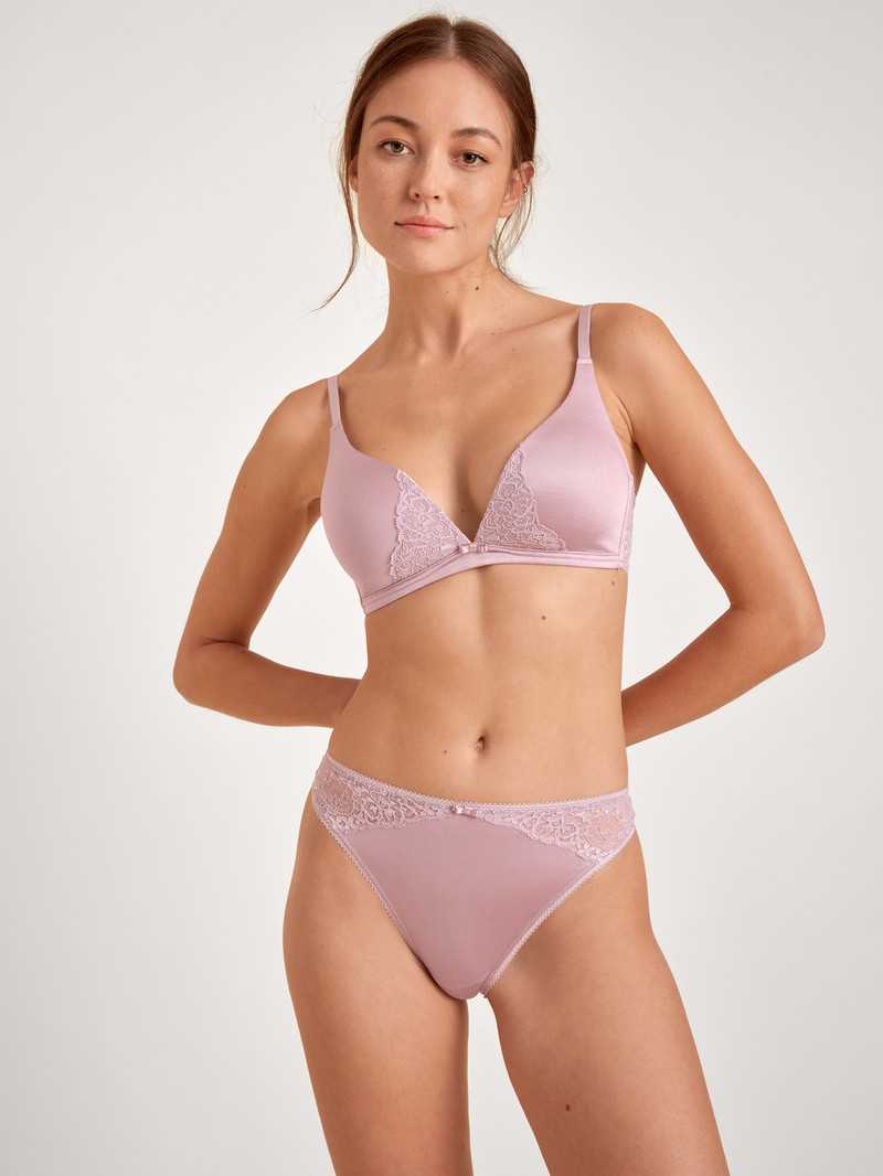 Women Calida Special Brief Underwear Mauve Shadow | 704958-NFQ