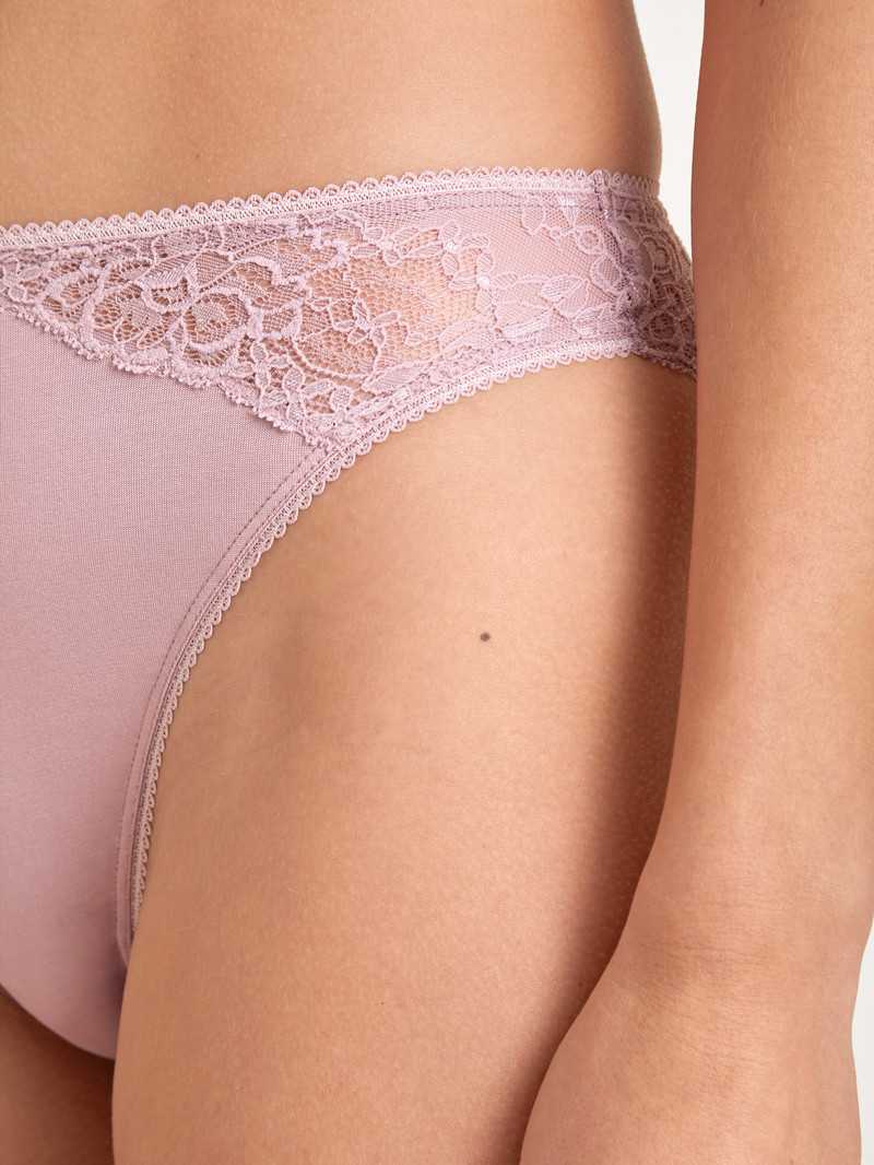 Women Calida Special Brief Underwear Mauve Shadow | 704958-NFQ