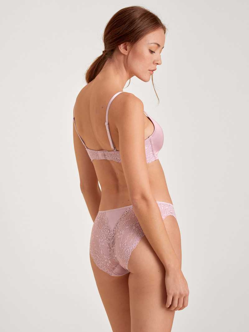 Women Calida Special Brief Underwear Mauve Shadow | 704958-NFQ