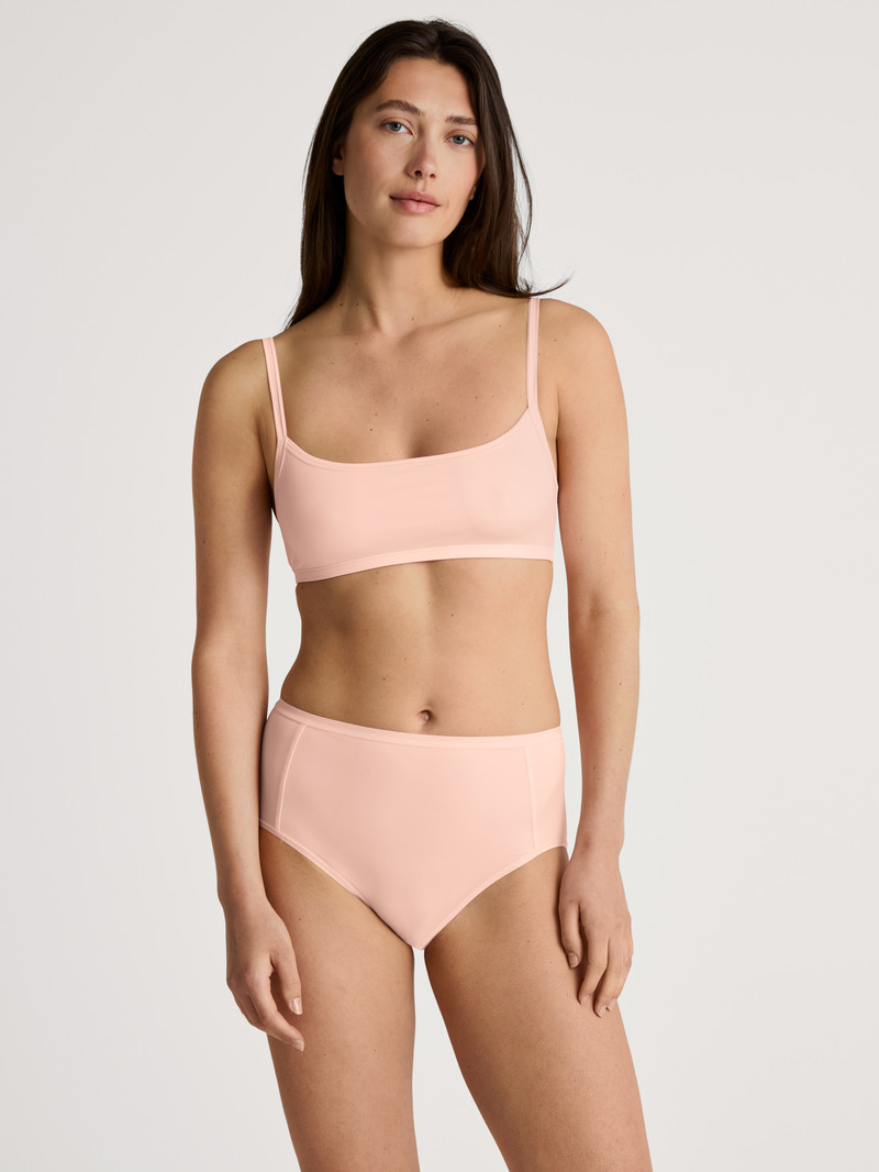 Women Calida Special Brief Underwear Pearl Blush | 408539-EUS