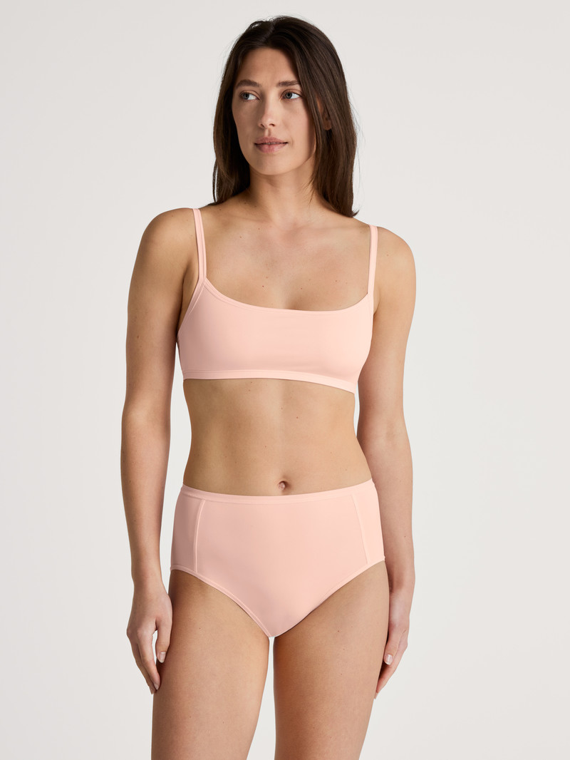 Women Calida Special Brief Underwear Pearl Blush | 408539-EUS