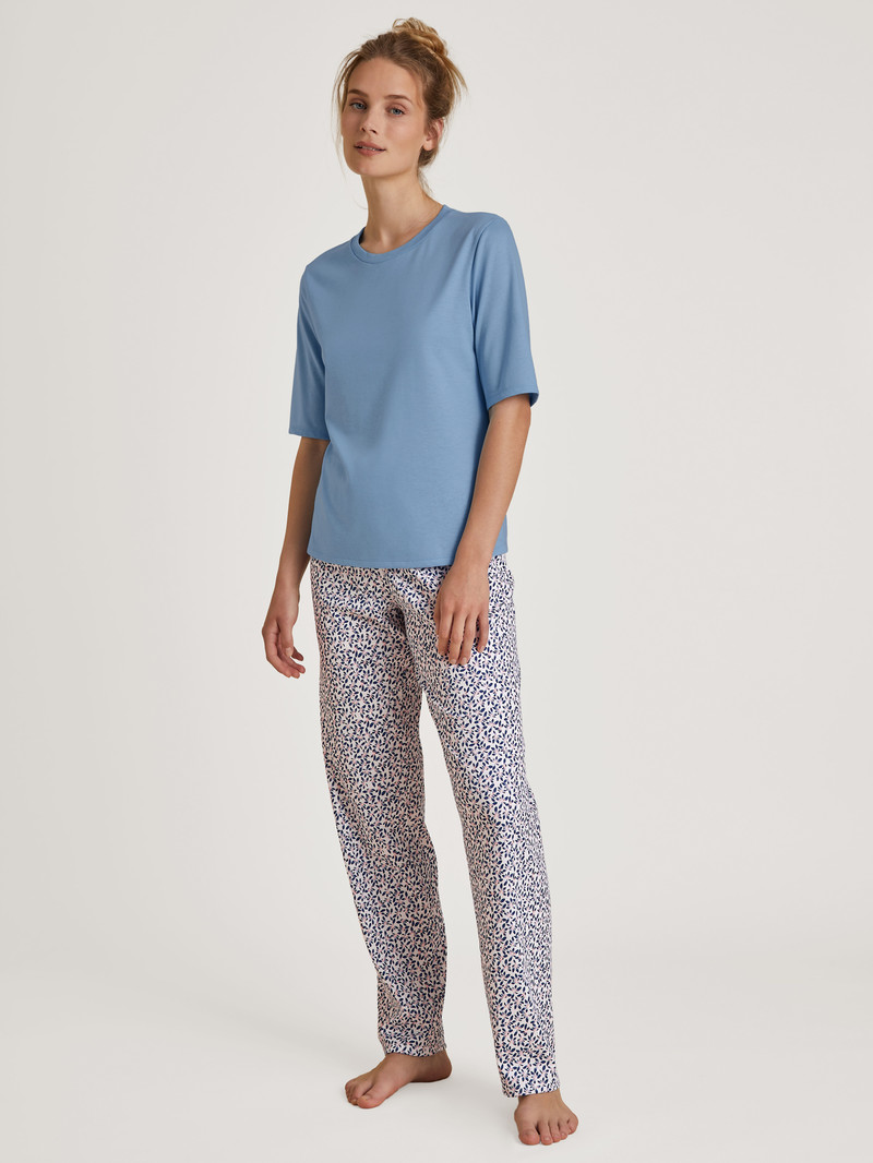 Women Calida Special Pants Sleepwear Sodalite Blue | 025819-UGR