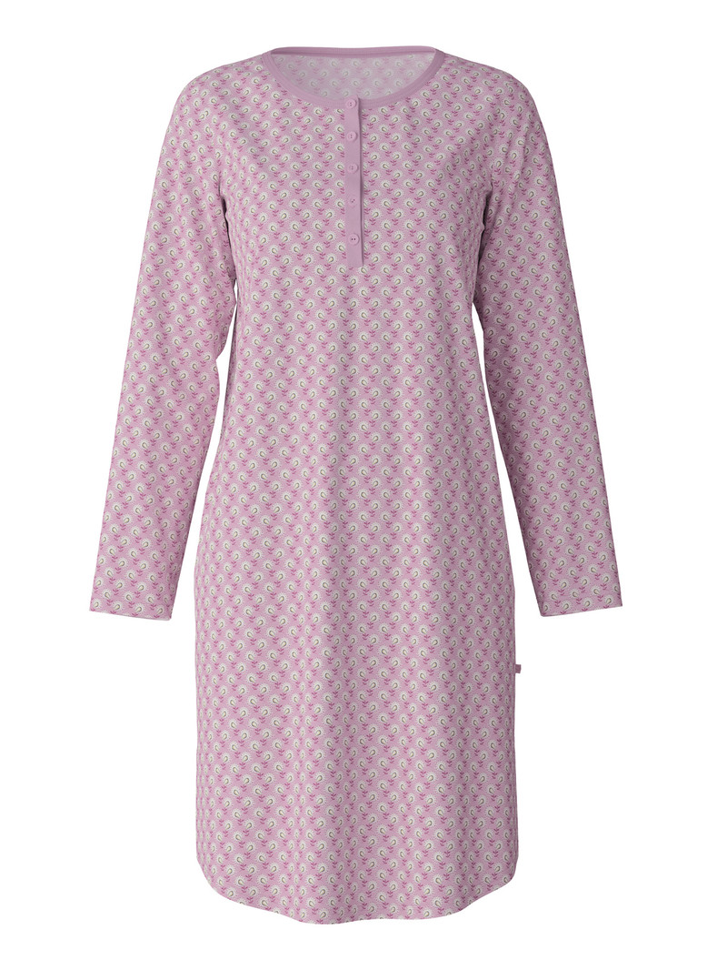 Women Calida Special Sleepshirt, Length 100 Cm Sleepwear New Fragrant Lilac | 475603-XRK