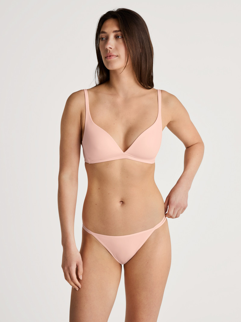 Women Calida Special Soft Bra Underwear Pearl Blush | 857194-PBF