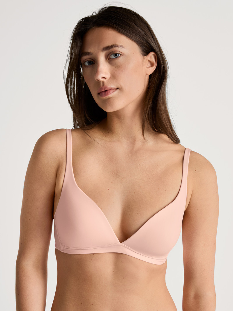 Women Calida Special Soft Bra Underwear Pearl Blush | 857194-PBF