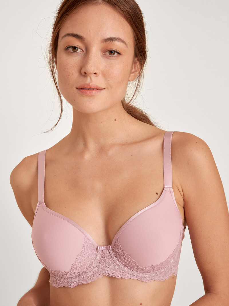 Women Calida Special Spacer Bra Underwear Mauve Shadow | 014327-ENV