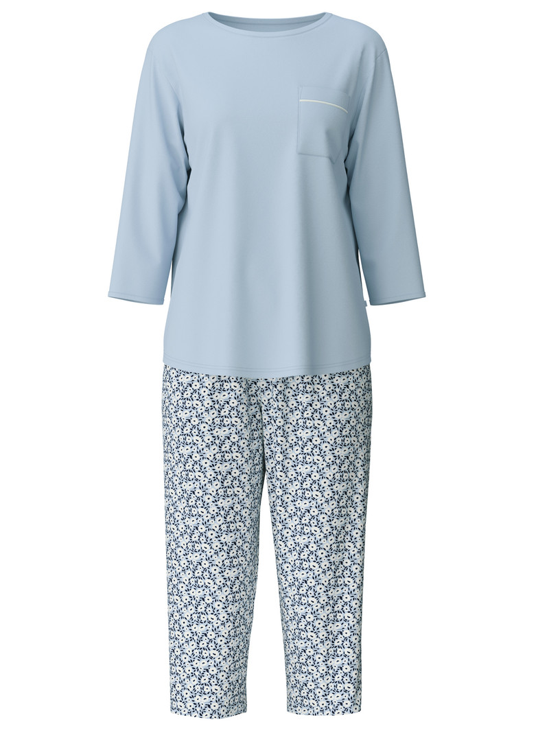 Women Calida Sweet Dreams 3/4 Pyjama Sleepwear Arctic Ice | 670849-IFM