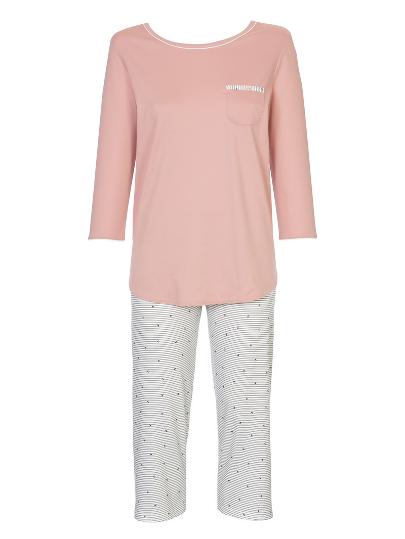 Women Calida Sweet Dreams 3/4 Pyjama Sleepwear Rose Bud | 419208-YFV