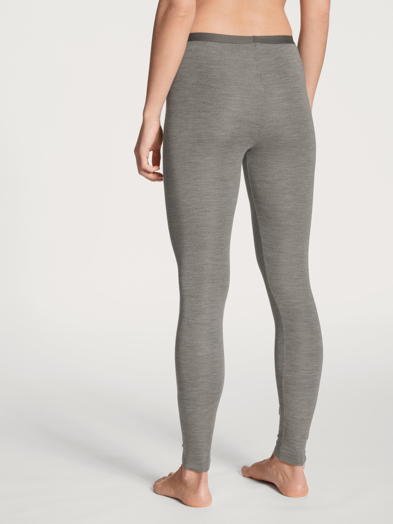 Women Calida True Confidence Leggings Underwear Platin Melé_ | 140987-NAK