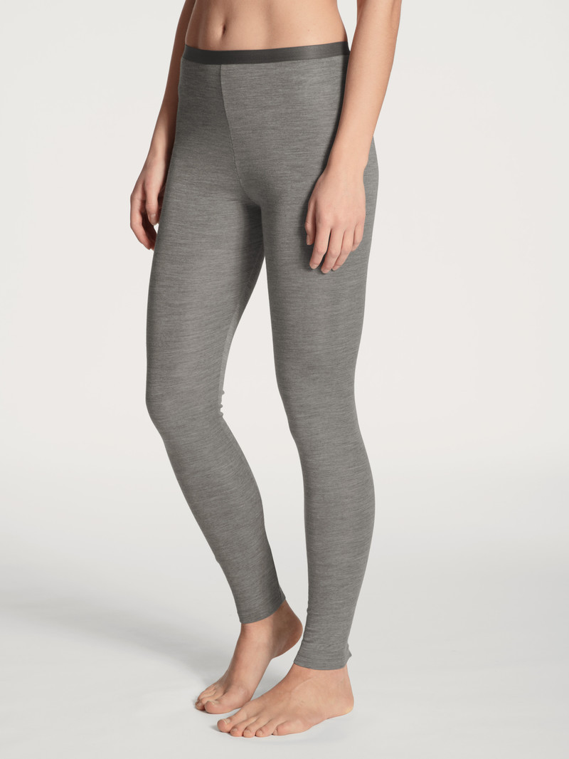 Women Calida True Confidence Leggings Underwear Platin Melé_ | 140987-NAK